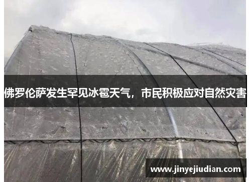佛罗伦萨发生罕见冰雹天气，市民积极应对自然灾害