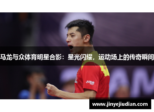 马龙与众体育明星合影：星光闪耀，运动场上的传奇瞬间